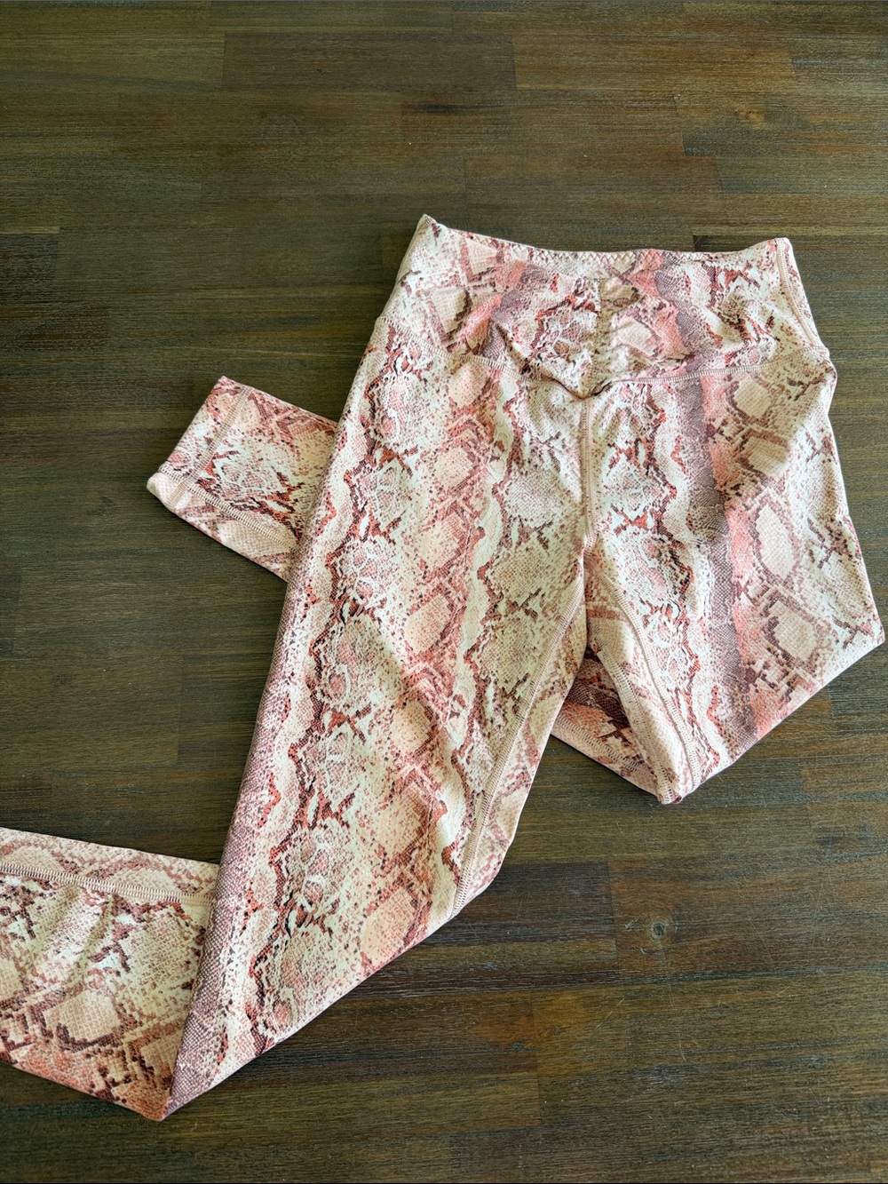 Victoria's Secret Pink Snake-Print Seamless Top